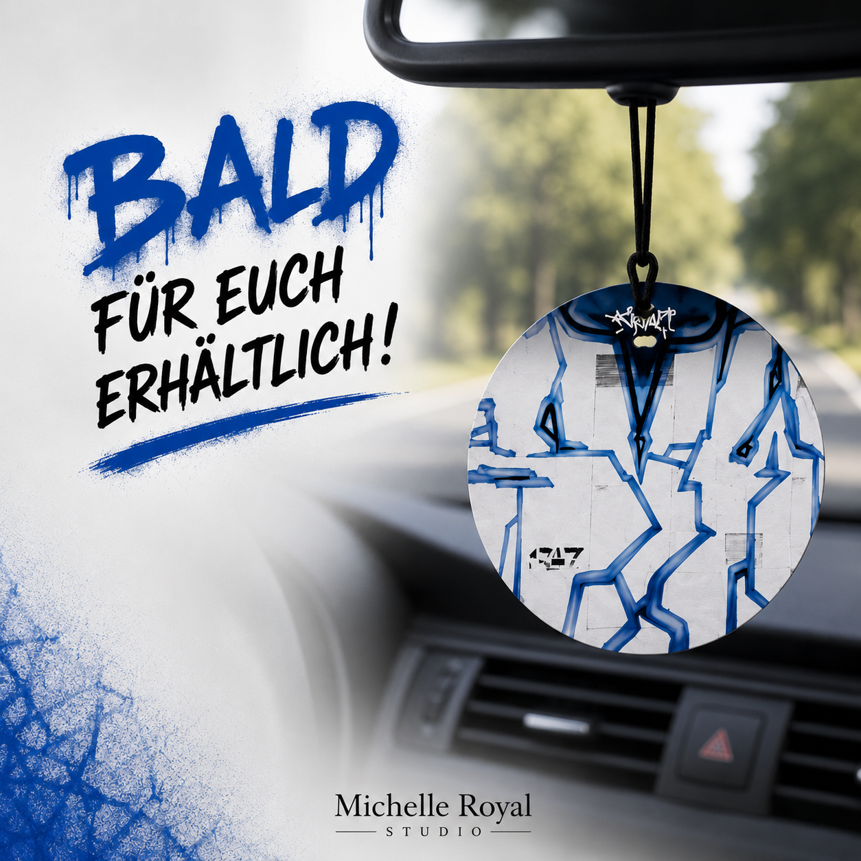 Duftbaum Graffiti Blue Edition  Kirschduft