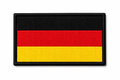 Deutschland Patch Schwarz Rot Gold 8 × 5 cm