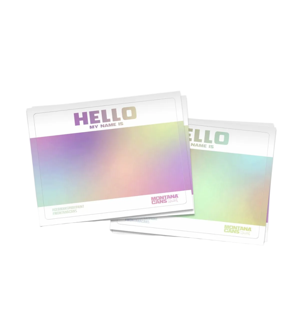 Montana HELLO-GRAM Sticker (Holographic 12 x 9 cm)