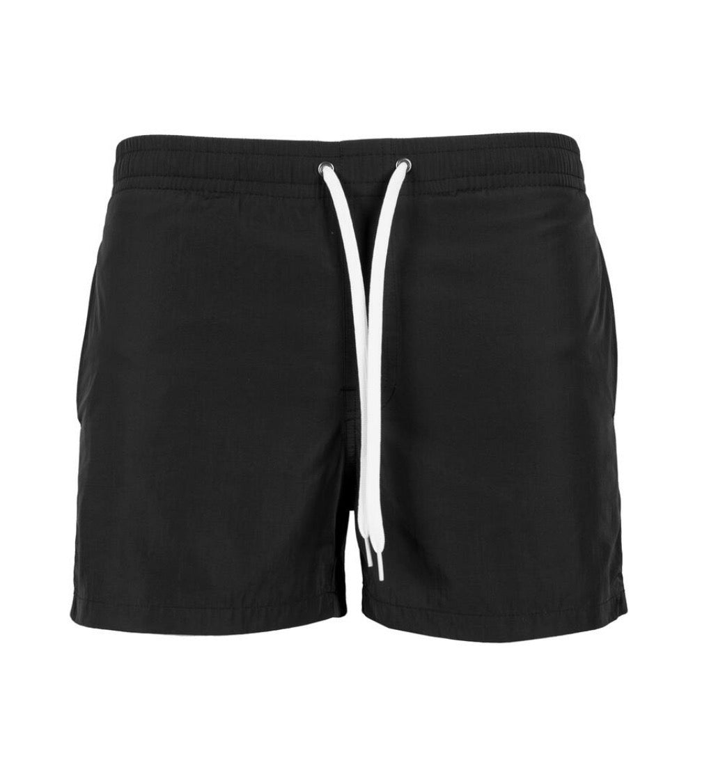 Badehose Schwarz mit Wunschmotiv