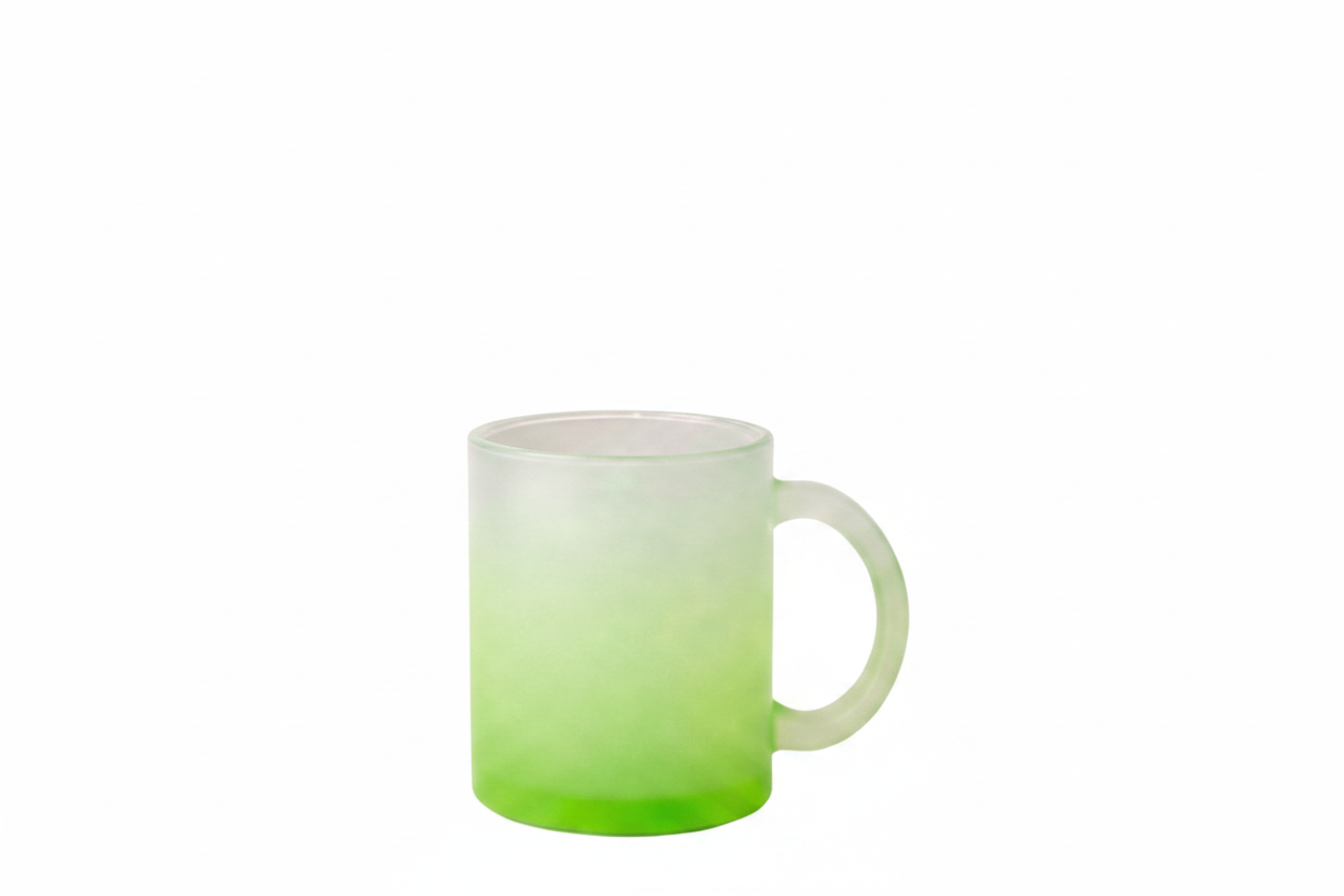 Personalisierte Glas -Kaffetasse mit Wunschmotiv