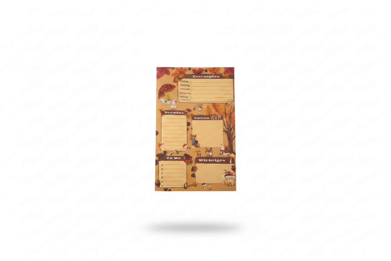 Wochenplaner & To - Do Liste Organisier für Alltag und Familie