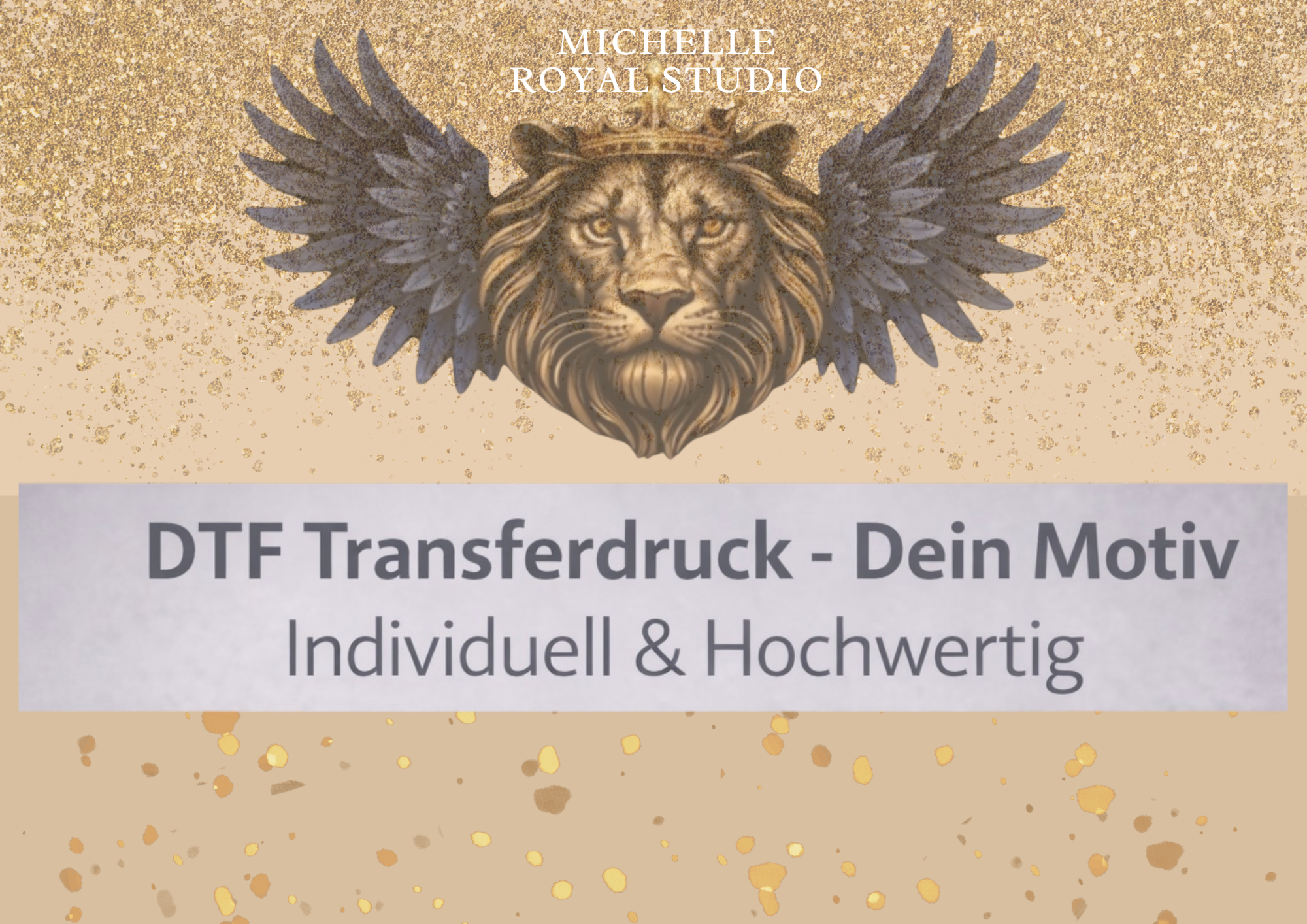 DTF Transfer mit Wunschmotiv zum Aufpressen