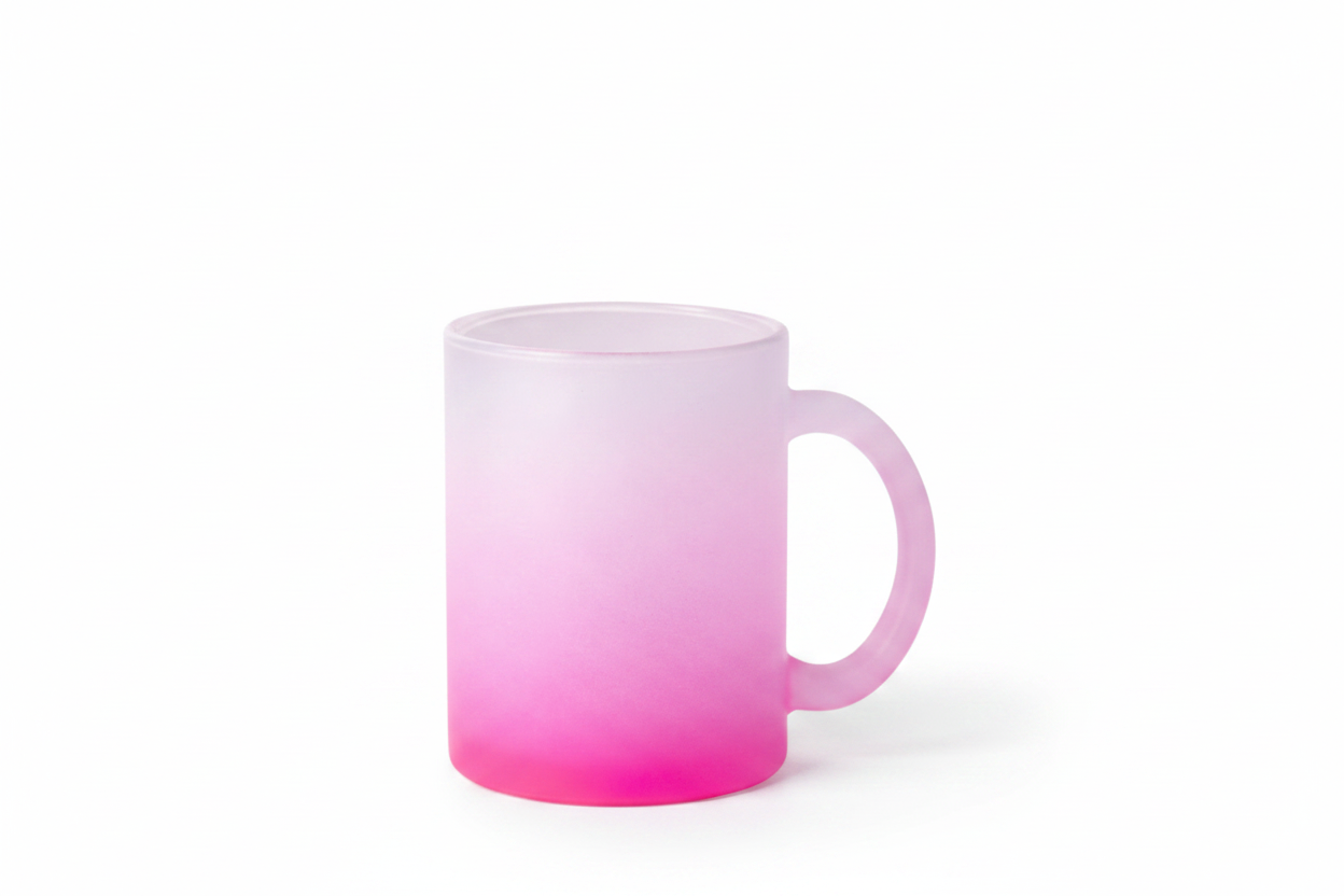 Personalisierte Glas -Kaffetasse mit Wunschmotiv